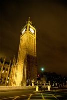 Big Ben (London, England) at night