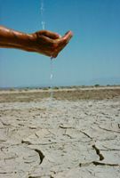 Drought-parched land photo