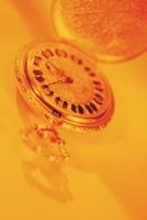 Golden pocket watch illustrating the value of time