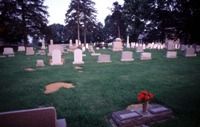 Photo of a cemetery