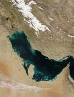 Persian Gulf satellite photo from the CIA World Factbook