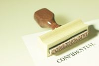 Confidential stamp
